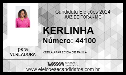 Candidato KERLINHA 2024 - JUIZ DE FORA - Eleições