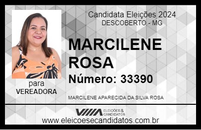 Candidato MARCILENE ROSA 2024 - DESCOBERTO - Eleições