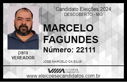 Candidato MARCELO FAGUNDES 2024 - DESCOBERTO - Eleições