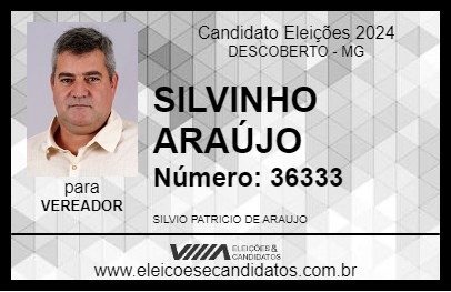 Candidato SILVINHO ARAÚJO 2024 - DESCOBERTO - Eleições