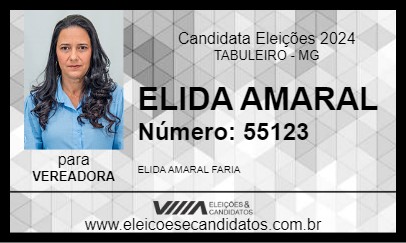 Candidato ELIDA AMARAL 2024 - TABULEIRO - Eleições