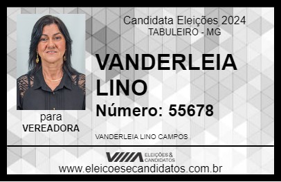 Candidato VANDERLEIA LINO 2024 - TABULEIRO - Eleições