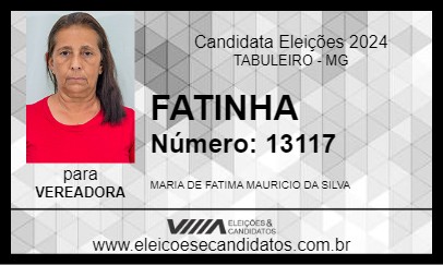 Candidato FATINHA 2024 - TABULEIRO - Eleições