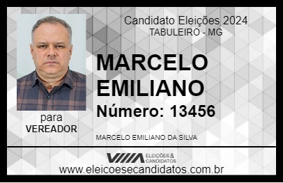 Candidato MARCELO EMILIANO 2024 - TABULEIRO - Eleições