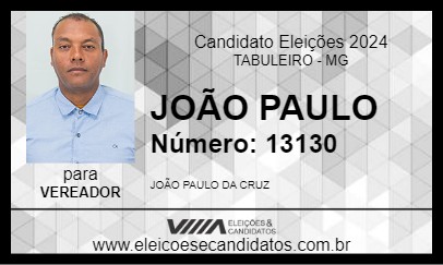 Candidato JOÃO PAULO 2024 - TABULEIRO - Eleições