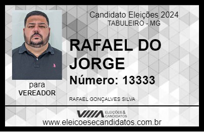 Candidato RAFAEL DO JORGE 2024 - TABULEIRO - Eleições