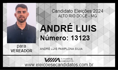 Candidato ANDRÉ LUIS 2024 - ALTO RIO DOCE - Eleições