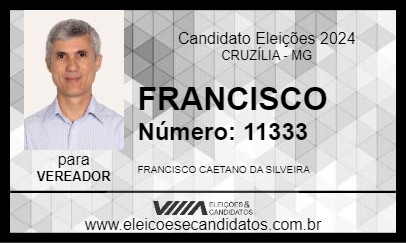 Candidato FRANCISCO 2024 - CRUZÍLIA - Eleições