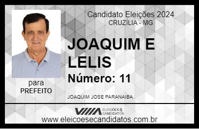 Candidato JOAQUIM 2024 - CRUZÍLIA - Eleições