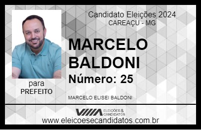 Candidato MARCELO BALDONI 2024 - CAREAÇU - Eleições