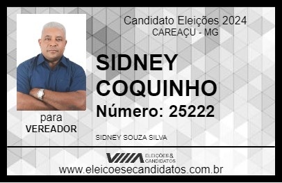 Candidato SIDNEY COQUINHO 2024 - CAREAÇU - Eleições