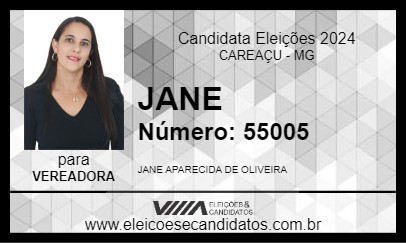 Candidato JANE 2024 - CAREAÇU - Eleições