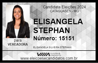 Candidato ELISANGELA STEPHAN 2024 - CATAGUASES - Eleições