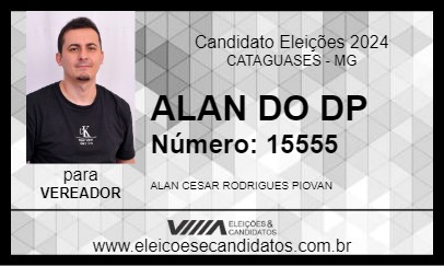 Candidato ALAN DO DP 2024 - CATAGUASES - Eleições