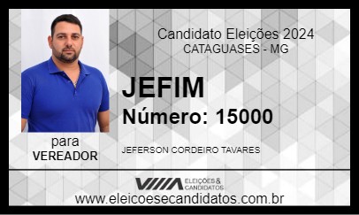 Candidato JEFIM 2024 - CATAGUASES - Eleições