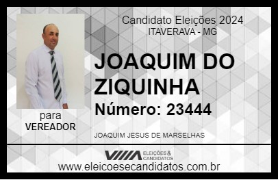 Candidato JOAQUIM DO ZIQUINHA 2024 - ITAVERAVA - Eleições