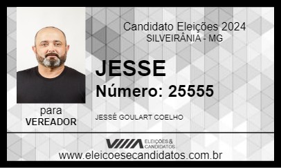 Candidato JESSE 2024 - SILVEIRÂNIA - Eleições