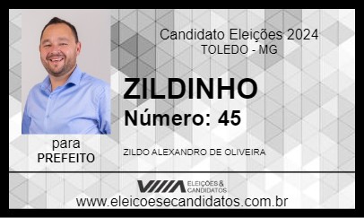 Candidato ZILDINHO 2024 - TOLEDO - Eleições