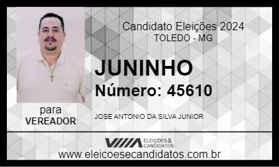 Candidato JUNINHO 2024 - TOLEDO - Eleições