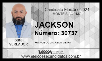 Candidato JACKSON 2024 - MONTE SIÃO - Eleições