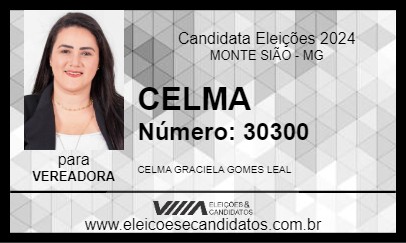 Candidato CELMA 2024 - MONTE SIÃO - Eleições