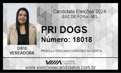 Candidato PRI DOGS 2024 - JUIZ DE FORA - Eleições