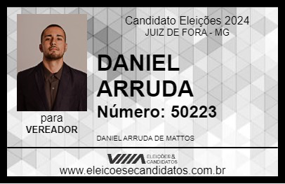 Candidato DANIEL ARRUDA 2024 - JUIZ DE FORA - Eleições