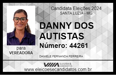 Candidato DANNY DOS AUTISTAS 2024 - SANTA LUZIA - Eleições