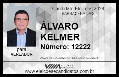 Candidato ÁLVARO KELMER 2024 - BARBACENA - Eleições