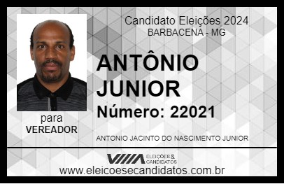 Candidato ANTÔNIO JUNIOR 2024 - BARBACENA - Eleições