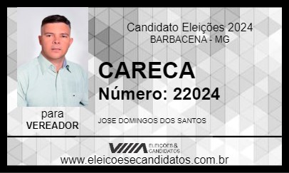 Candidato CARECA 2024 - BARBACENA - Eleições