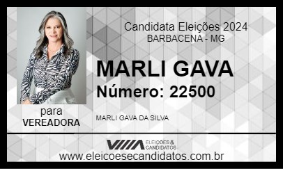 Candidato MARLI GAVA 2024 - BARBACENA - Eleições