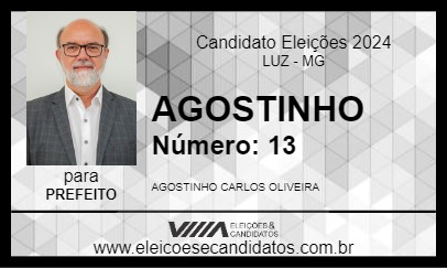 Candidato AGOSTINHO 2024 - LUZ - Eleições