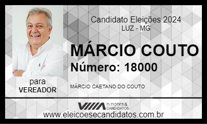 Candidato MÁRCIO COUTO 2024 - LUZ - Eleições