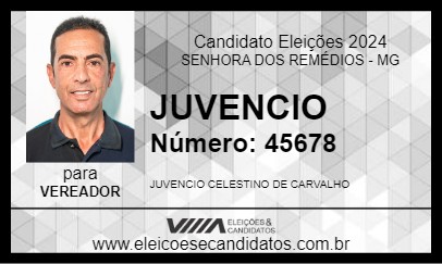 Candidato JUVENCIO 2024 - SENHORA DOS REMÉDIOS - Eleições