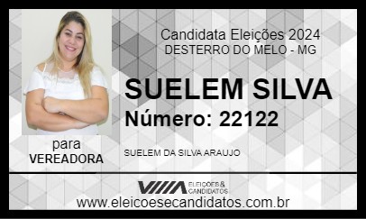 Candidato SUELEM SILVA 2024 - DESTERRO DO MELO - Eleições