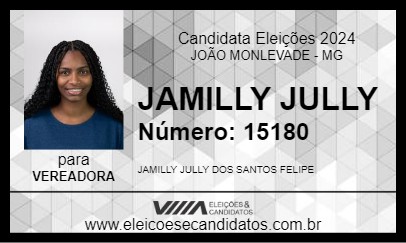 Candidato JAMILLY JULLY 2024 - JOÃO MONLEVADE - Eleições