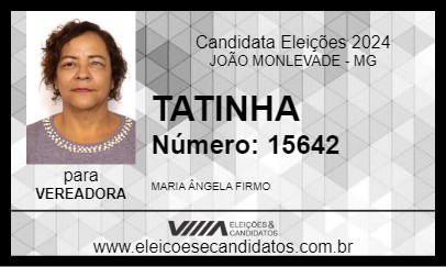 Candidato TATINHA 2024 - JOÃO MONLEVADE - Eleições