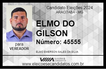 Candidato ELMO DO GILSON 2024 - ARACITABA - Eleições