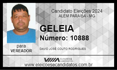 Candidato GELEIA 2024 - ALÉM PARAÍBA - Eleições