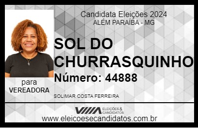 Candidato SOL DO CHURRASQUINHO 2024 - ALÉM PARAÍBA - Eleições