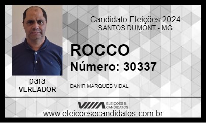 Candidato ROCCO 2024 - SANTOS DUMONT - Eleições