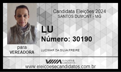 Candidato LU 2024 - SANTOS DUMONT - Eleições