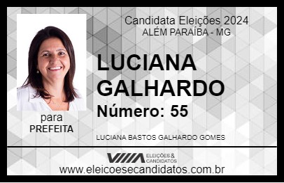 Candidato LUCIANA 2024 - ALÉM PARAÍBA - Eleições