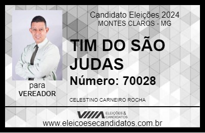 Candidato TIM DO SÃO JUDAS 2024 - MONTES CLAROS - Eleições