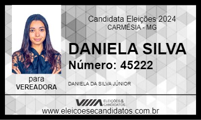 Candidato DANIELA SILVA 2024 - CARMÉSIA - Eleições