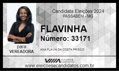 Candidato FLAVINHA 2024 - PASSABÉM - Eleições