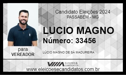 Candidato LUCIO MAGNO 2024 - PASSABÉM - Eleições