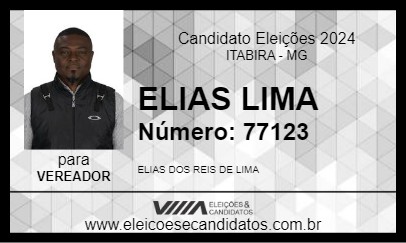 Candidato ELIAS LIMA 2024 - ITABIRA - Eleições