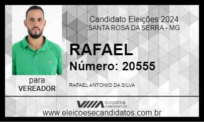 Candidato RAFAEL 2024 - SANTA ROSA DA SERRA - Eleições